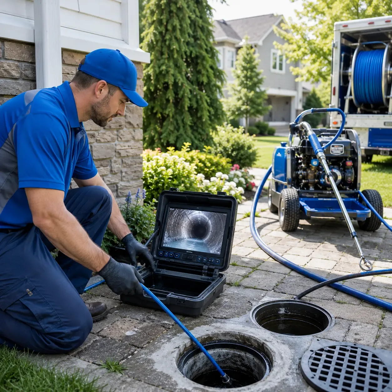 Outdoor drain cleaning professionals serving Mayville, WI